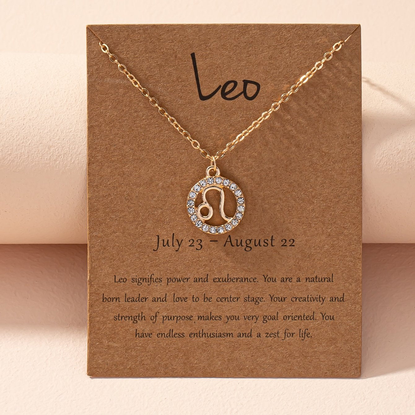 Twelve Zodiac Constellations Pendant Necklace - Elegant Chain, Letter Horoscope, Birthday Blessing Card Included, Unique Astrology Gift for Him/Her, Perfect for Any Occasion