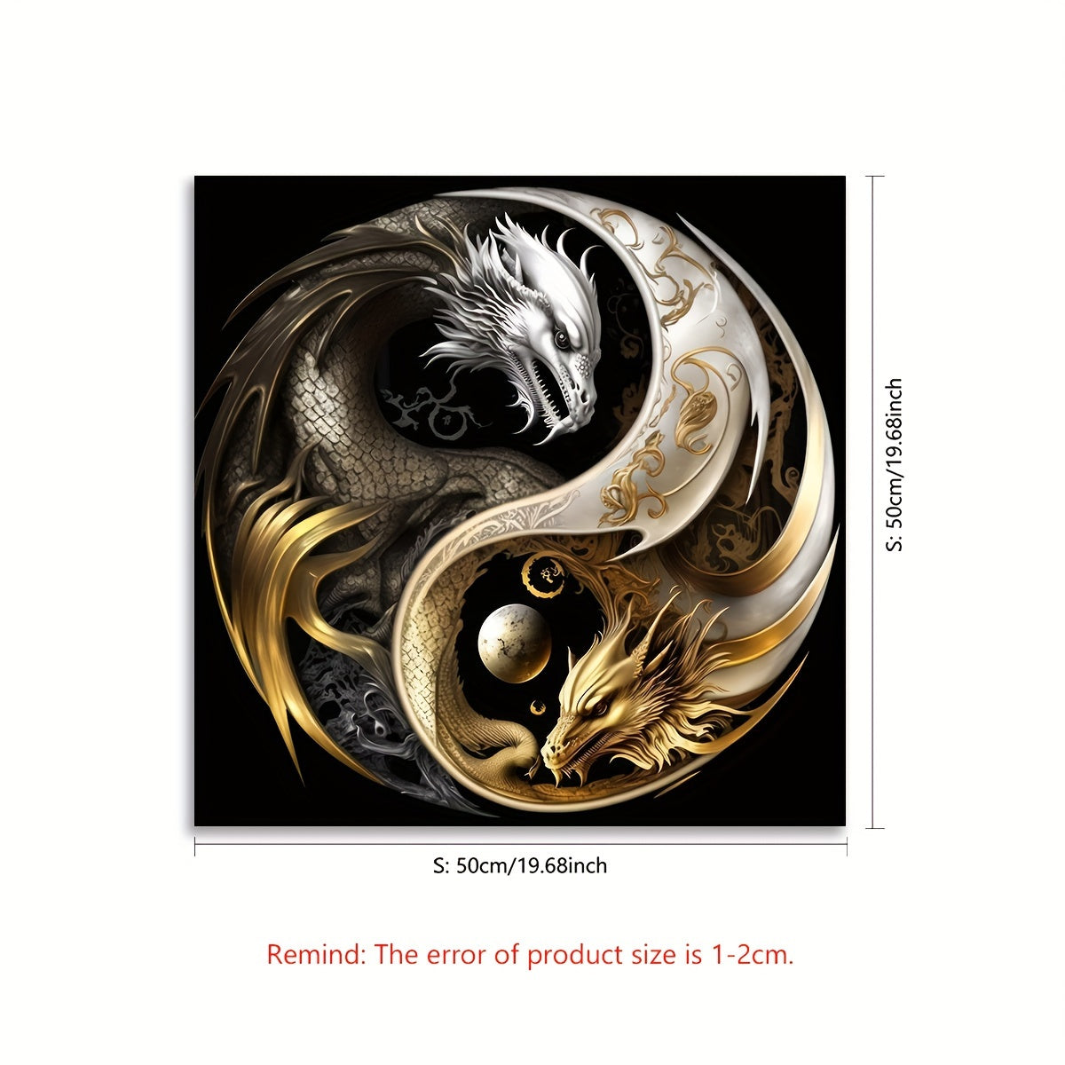 1pc, Chinese Dragon Tarot Card Tablecloth Tapestry Black Moon Starry Sky Dragons Tarot Tablecloth For Spread Tarot Reading Cloth Wall Decoration Home Room Decor