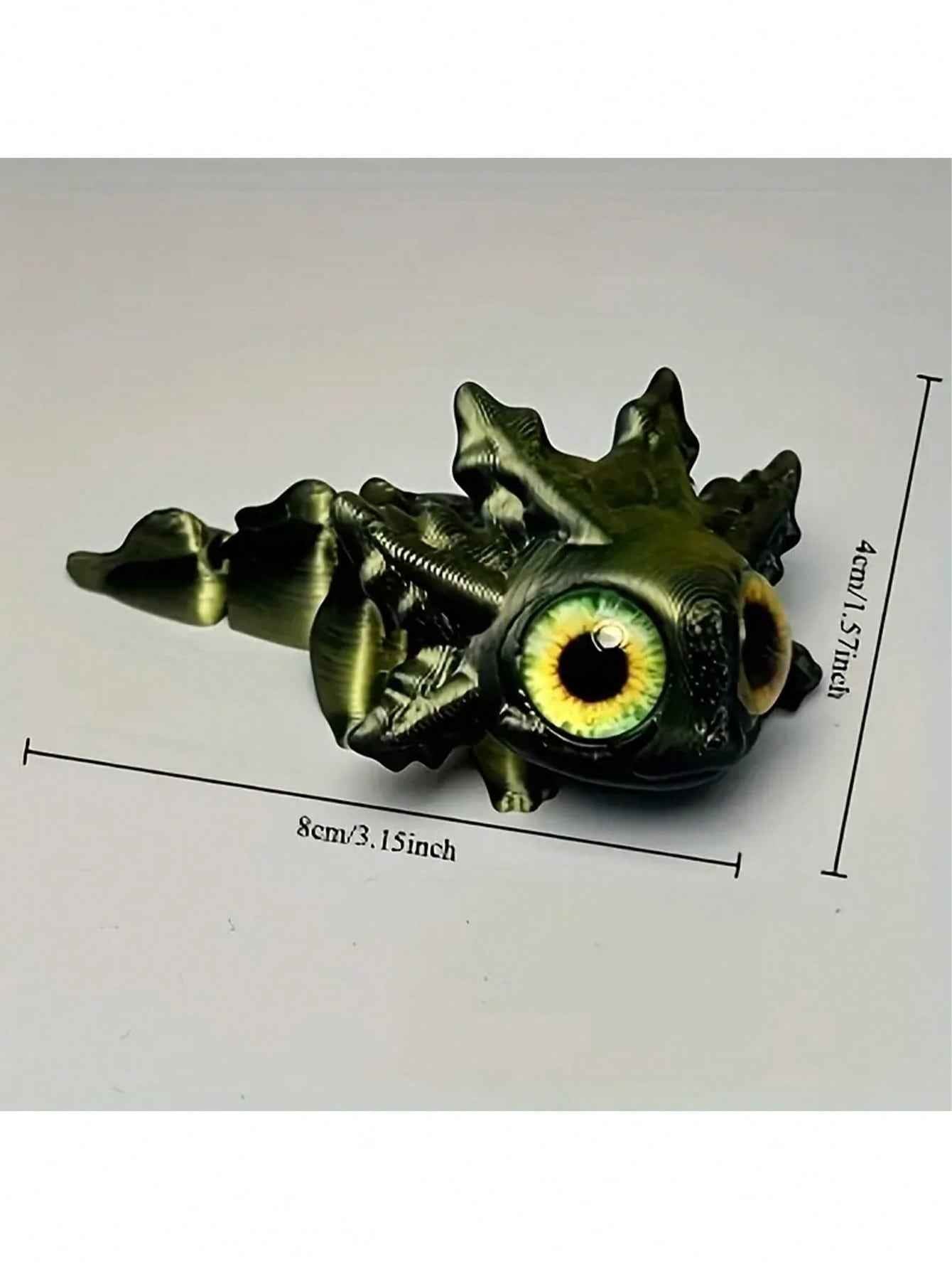 3D-Printed Salamander – Movable Joints, Realistic Eyes, Bright Colours, Durable Plastic Mini Collectible Suitable For Teenagers And Adults, Unique Gift Idea, Mini Toy Gift - Pedlar's Attic