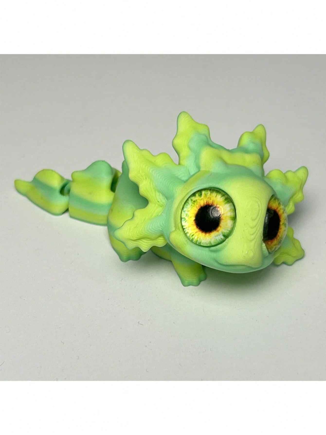 3D-Printed Salamander – Movable Joints, Realistic Eyes, Bright Colours, Durable Plastic Mini Collectible Suitable For Teenagers And Adults, Unique Gift Idea, Mini Toy Gift - Pedlar's Attic