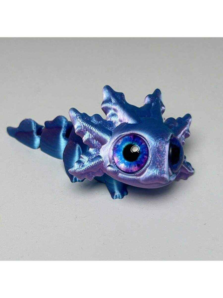 3D-Printed Salamander – Movable Joints, Realistic Eyes, Bright Colours, Durable Plastic Mini Collectible Suitable For Teenagers And Adults, Unique Gift Idea, Mini Toy Gift - Pedlar's Attic