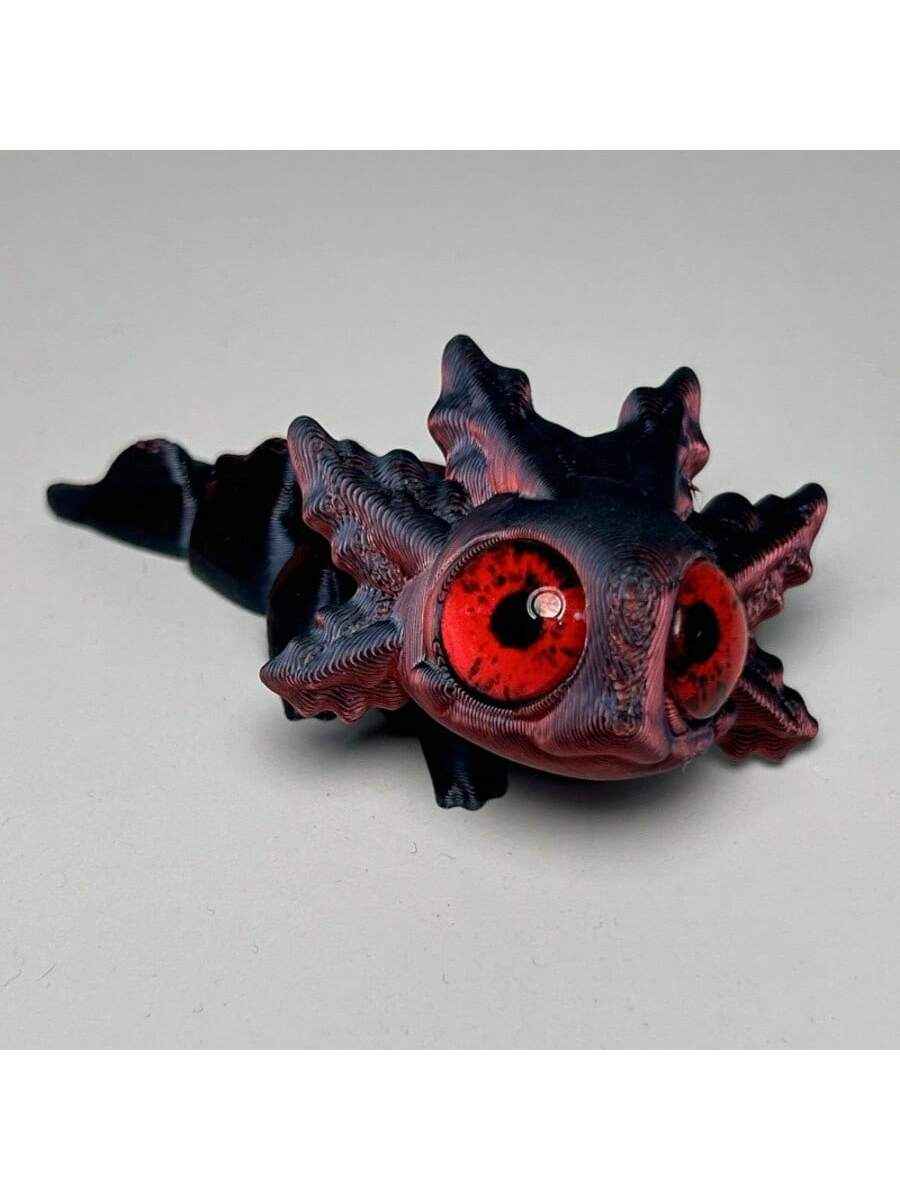 3D-Printed Salamander – Movable Joints, Realistic Eyes, Bright Colours, Durable Plastic Mini Collectible Suitable For Teenagers And Adults, Unique Gift Idea, Mini Toy Gift - Pedlar's Attic