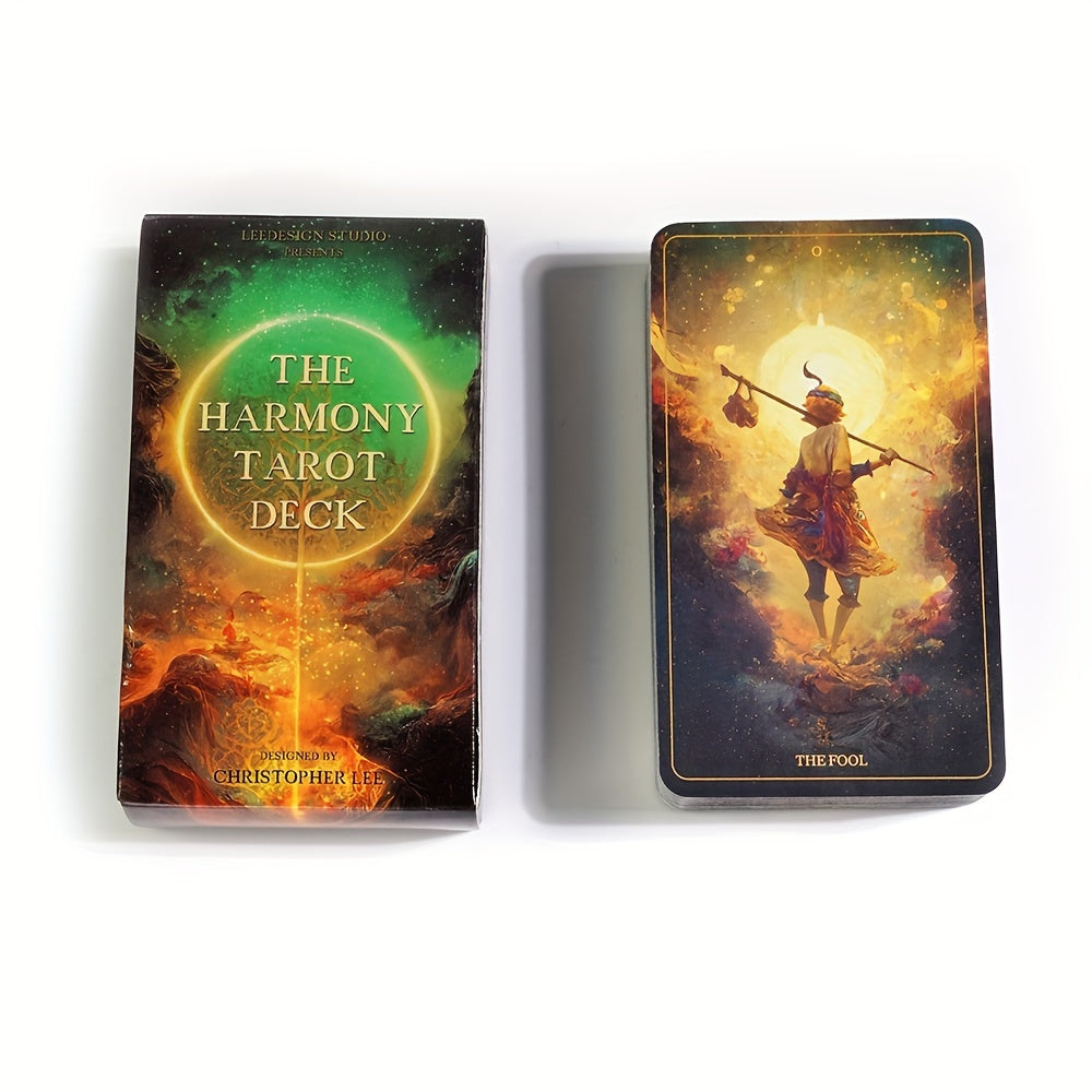 The Harmony Tarot Deck, Divination Table Games, Family Party Entertainment Game Cards, gaming gift