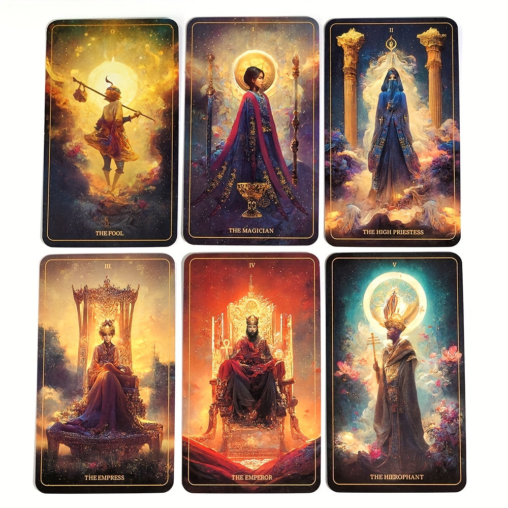 The Harmony Tarot Deck, Divination Table Games, Family Party Entertainment Game Cards, gaming gift