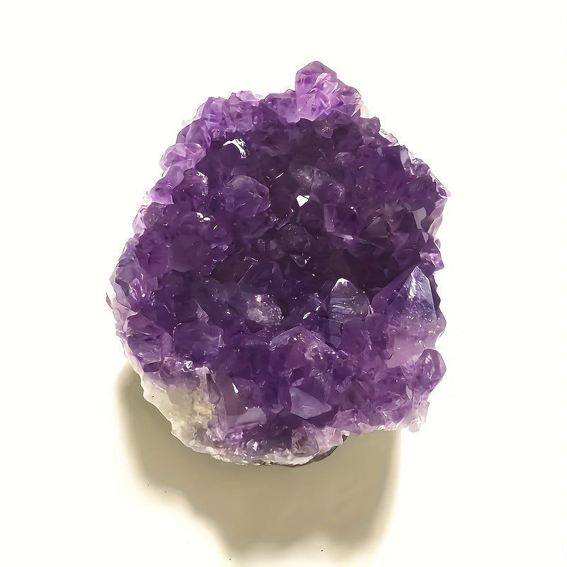 1pc Beautiful Brazilian Natural Amethyst Cave, Amethyst Cluster Amethyst Block Amethyst Fragments, Healing Crystals, DIY Faux Gemstones Amethyst Jewelry, Rough Knick-knacks Protected From Radiation,Home Aquarium Decoration,ho