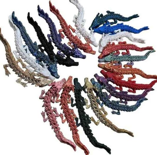 3D Printed Slithering Dragon - Pedlar's Attic