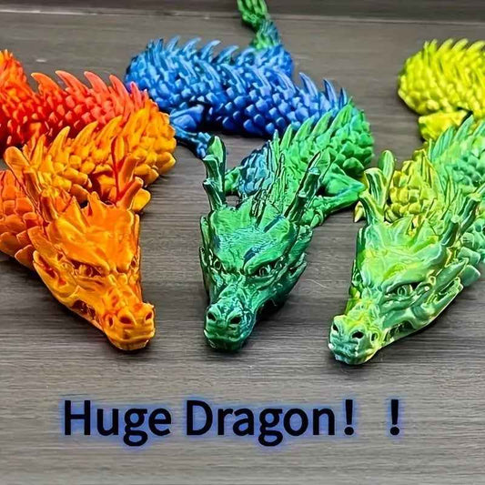 3D Printed Huge 23.62" Dragon. - Pedlar's Attic
