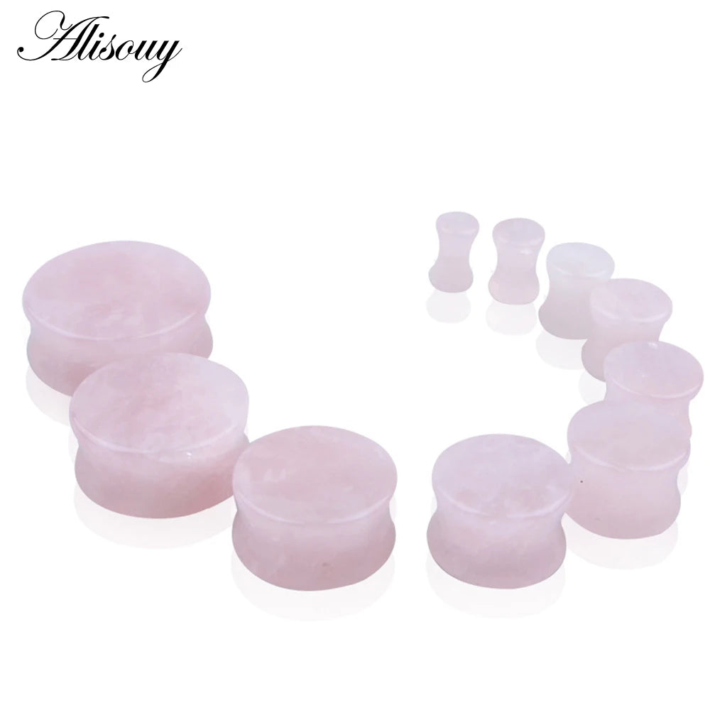 1PC Stone Ear Plugs Gauges Earrings Women Men Ear Plug Flesh Tunnel Piercing Expander Ear Stretcher Body Piercing Jewelry - Pedlar's Attic