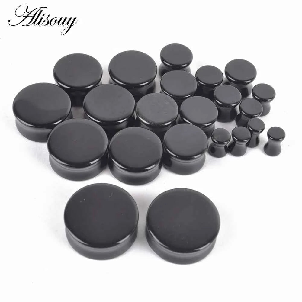 1PC Stone Ear Plugs Gauges Earrings Women Men Ear Plug Flesh Tunnel Piercing Expander Ear Stretcher Body Piercing Jewelry - Pedlar's Attic