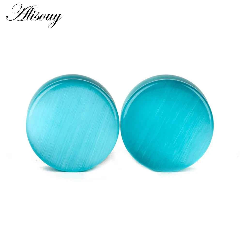 1PC Stone Ear Plugs Gauges Earrings Women Men Ear Plug Flesh Tunnel Piercing Expander Ear Stretcher Body Piercing Jewelry - Pedlar's Attic