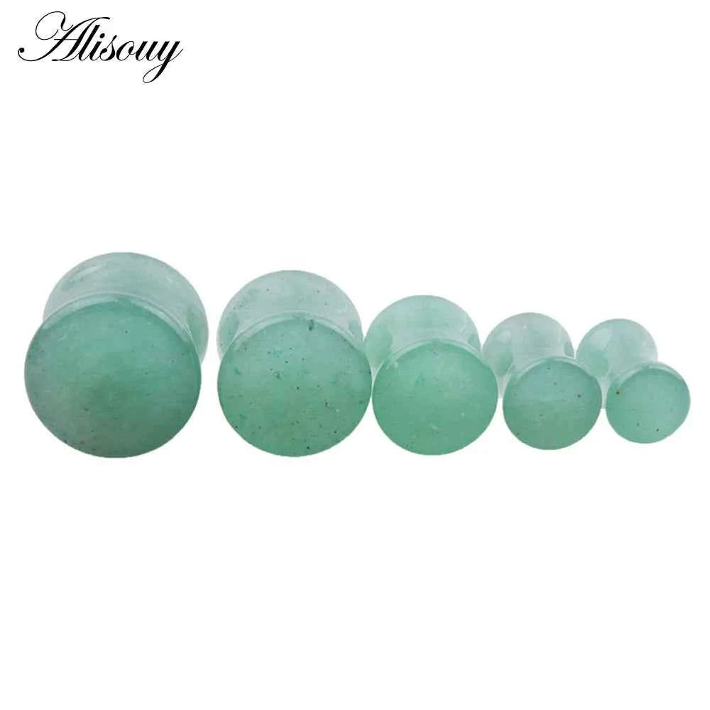 1PC Stone Ear Plugs Gauges Earrings Women Men Ear Plug Flesh Tunnel Piercing Expander Ear Stretcher Body Piercing Jewelry - Pedlar's Attic