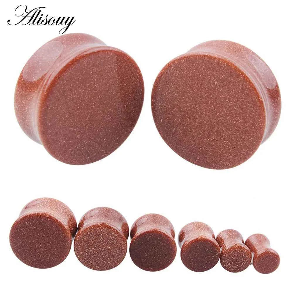 1PC Stone Ear Plugs Gauges Earrings Women Men Ear Plug Flesh Tunnel Piercing Expander Ear Stretcher Body Piercing Jewelry - Pedlar's Attic