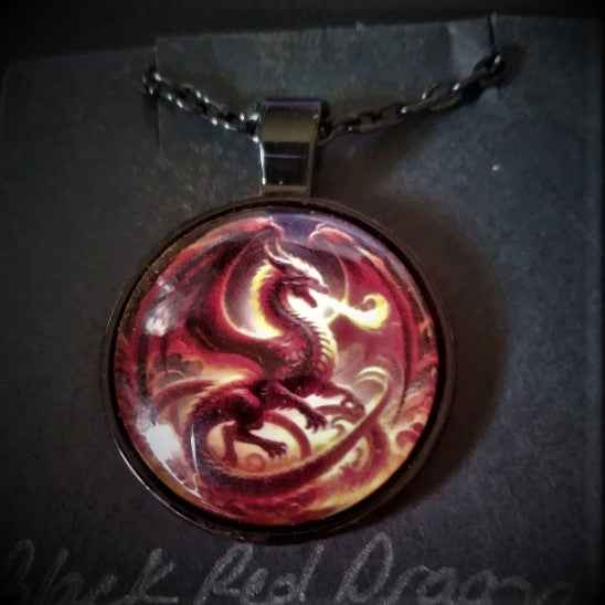 Red Dragon Pendant - Pedlar's Attic