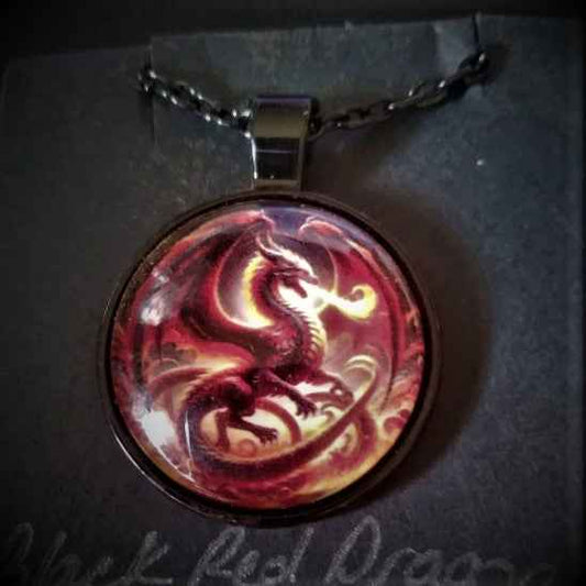 Red Dragon Pendant - Pedlar's Attic