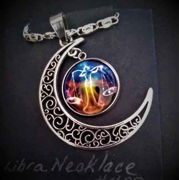 Moon Zodiac Pendant - Pedlar's Attic