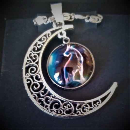 Moon Zodiac Pendant - Pedlar's Attic
