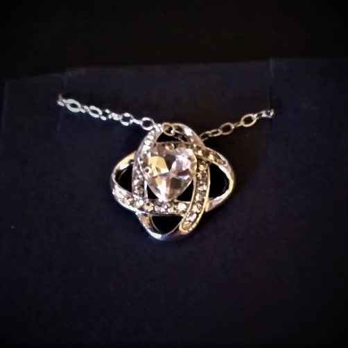 Heart shaped Jewel in rings - Pedlar's Attic