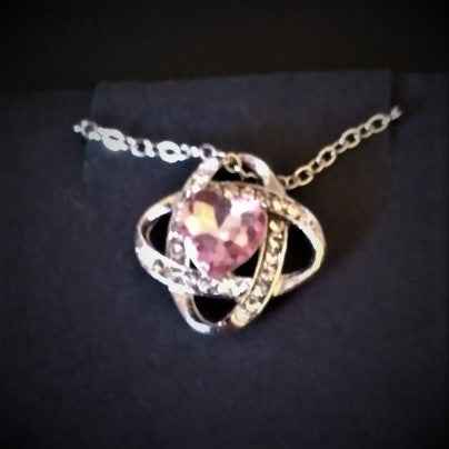 Heart shaped Jewel in rings - Pedlar's Attic