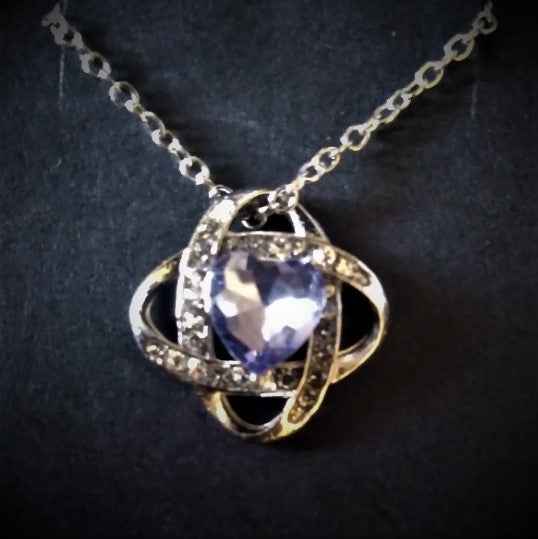 Heart shaped Jewel in rings - Pedlar's Attic