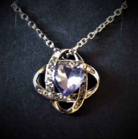 Heart shaped Jewel in rings - Pedlar's Attic