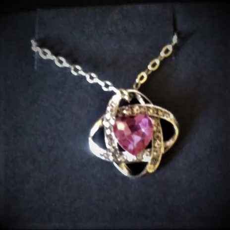 Heart shaped Jewel in rings - Pedlar's Attic