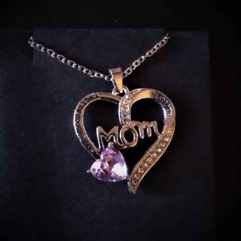 Jeweled MOM Heart - Pedlar's Attic