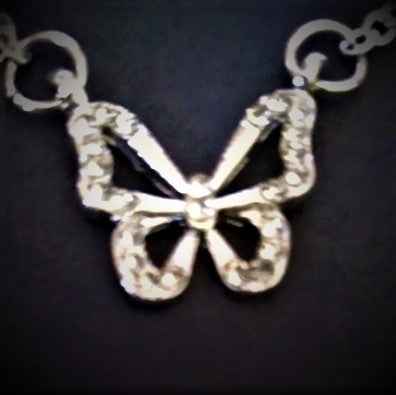 White Butterfly Elegance - Enchanting Design for a Captivating Look - Pedlar's Attic