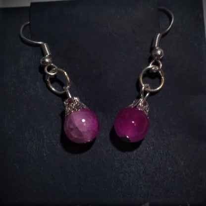 Cracked Glass Earrings - Pedlar's Attic