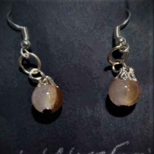 Cracked Glass Earrings - Pedlar's Attic
