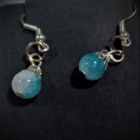 Cracked Glass Earrings - Pedlar's Attic