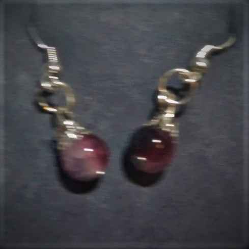 Cracked Glass Earrings - Pedlar's Attic