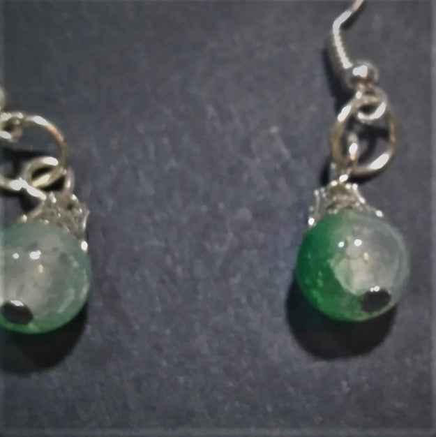 Cracked Glass Earrings - Pedlar's Attic