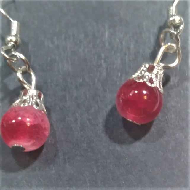 Cracked Glass Earrings - Pedlar's Attic