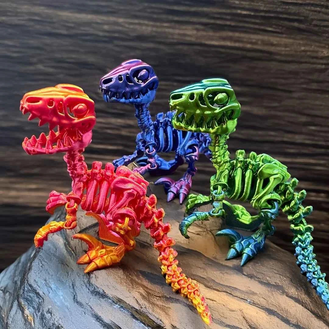 3D Printed Velociraptor Dinosaur Figurine - Pedlar's Attic