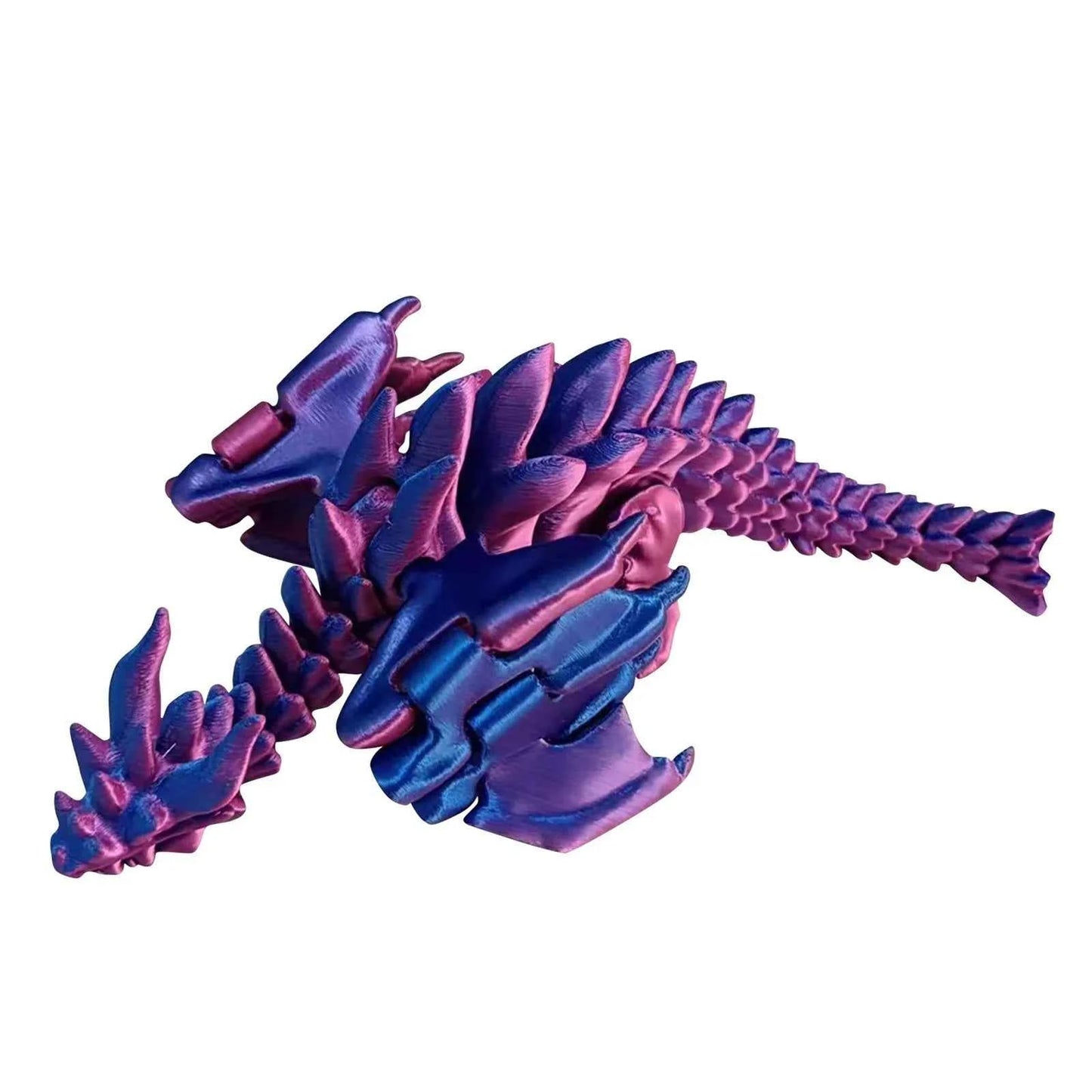 3d Printed Steam Technology Dinosaur Animal Toys Home Room Car Ornaments Joints Can Move Freely Steam Technology Flying Dragon - Pedlar's Attic