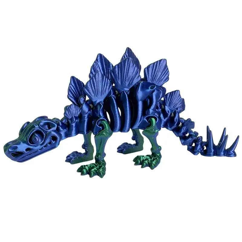3D Printed Dragon Dinosaur Model Joints Can Move Freely Desktop Craft Ornament Gifts for Kids For Landscaping Decoration - Pedlar's Attic