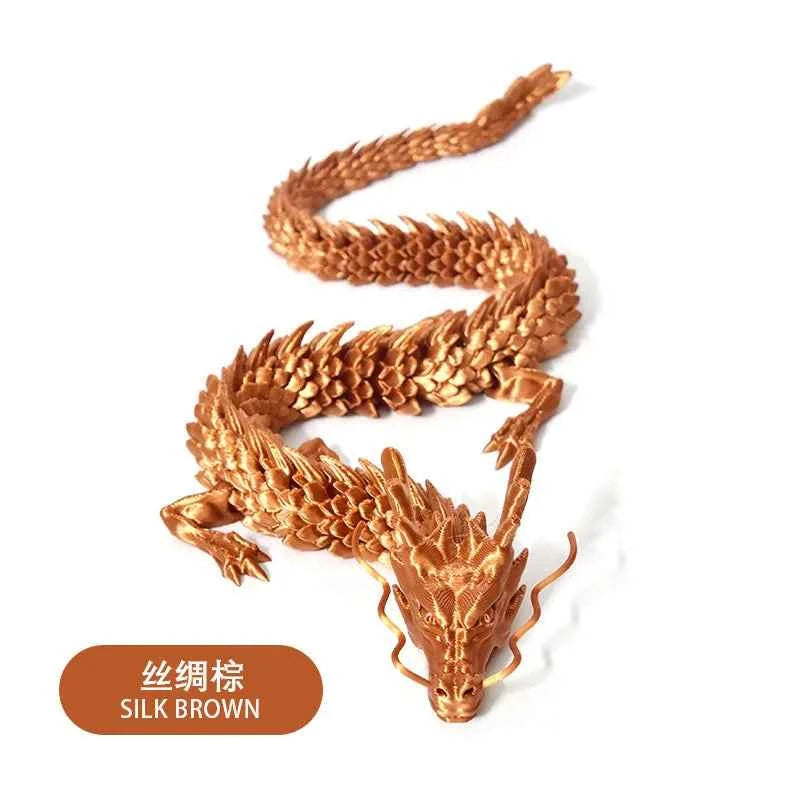 3d-printed Chinese dragon ornaments handicrafts can move the joints - Pedlar's Attic