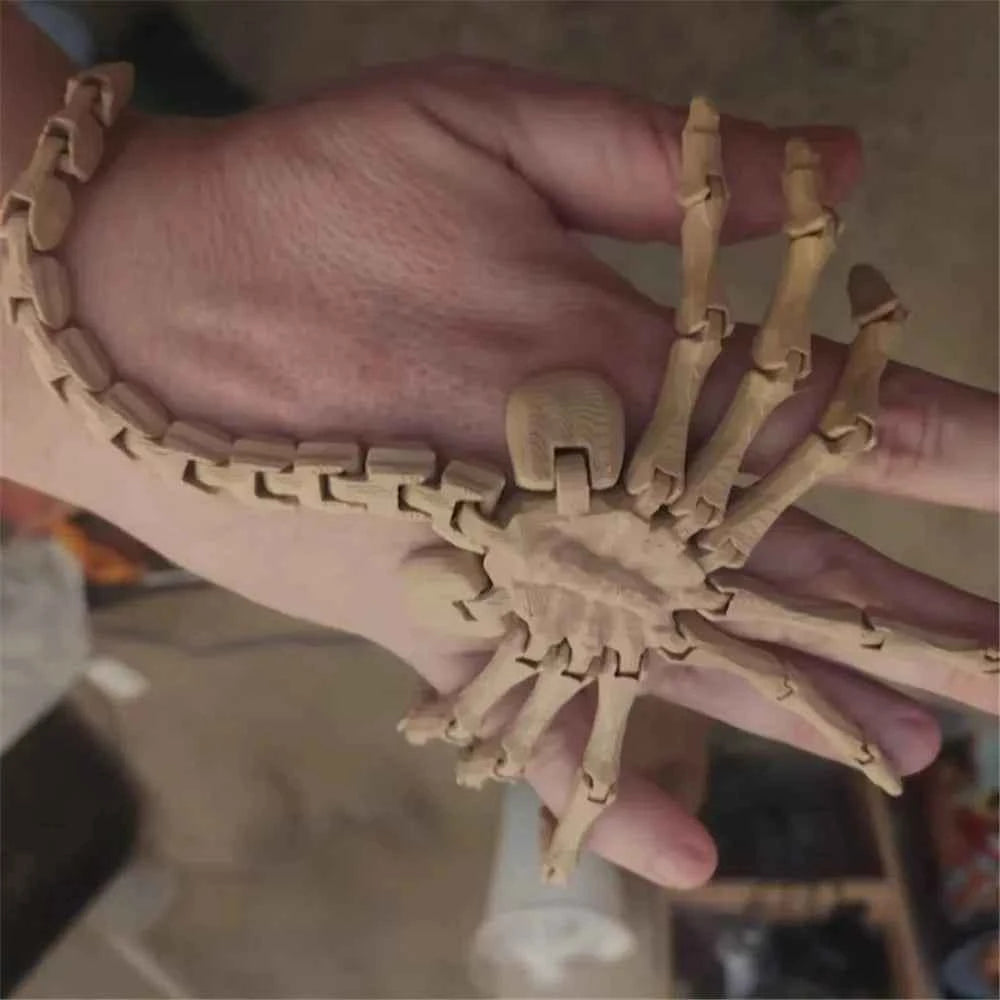 3D Printed Facehugger Alien Model - Pedlar's Attic