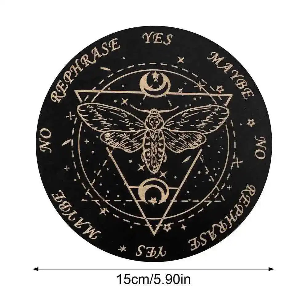 Ouija Spirit Board Wooden Decorative Message Planchette Boards With Letters Spirit Decorations Ouija Board Game For Themed - Pedlar's Attic