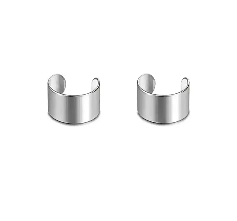 1 Pc 2025 Fashion Minilist No Piercing Ear Cuff Earrings for Woman Fake Piercing Earcuff Clips Earrings for Women Cuffs Jewelry - Pedlar's Attic