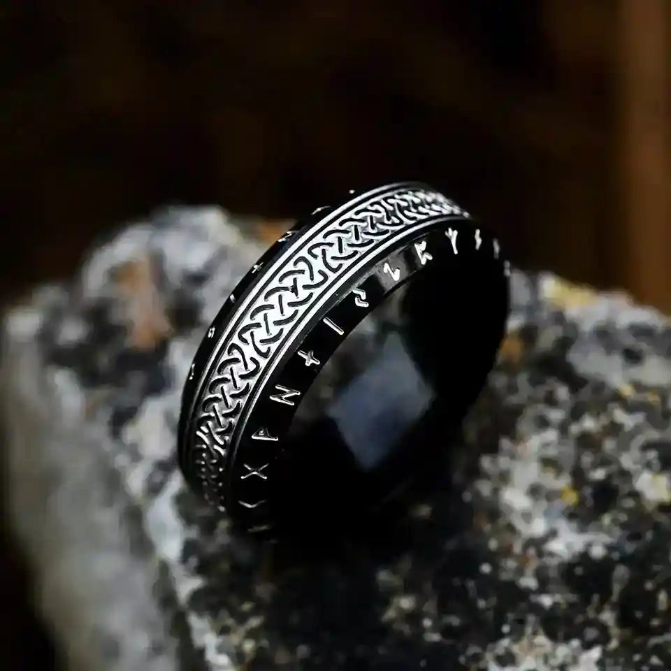 Vintage Odin Norse Viking Amulet Rune Rings - Pedlar's Attic