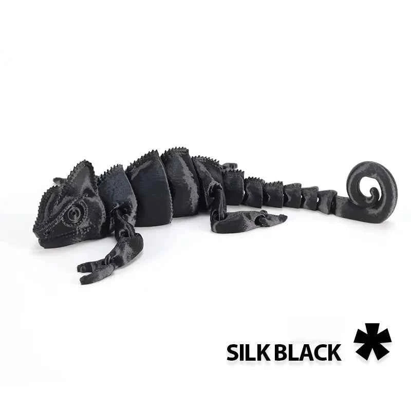 Fashion 3D Printed Dragon Chameleon Multi-joint Movable for Home Decoration Simulation Pet Lizard Model Toy - Pedlar's Attic