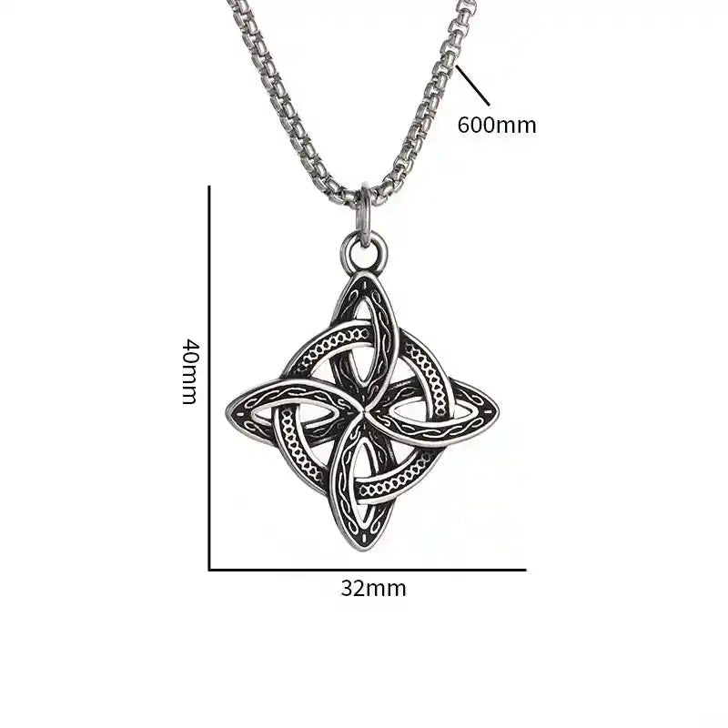 The Witch's Knot — Wiccan Celtic Magic Amulet Necklace