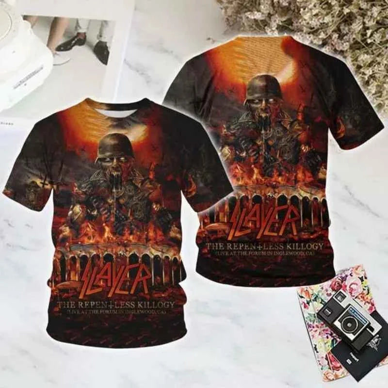 3D T-Shirts -multiple styles! SLAYER! Men's T-shirts