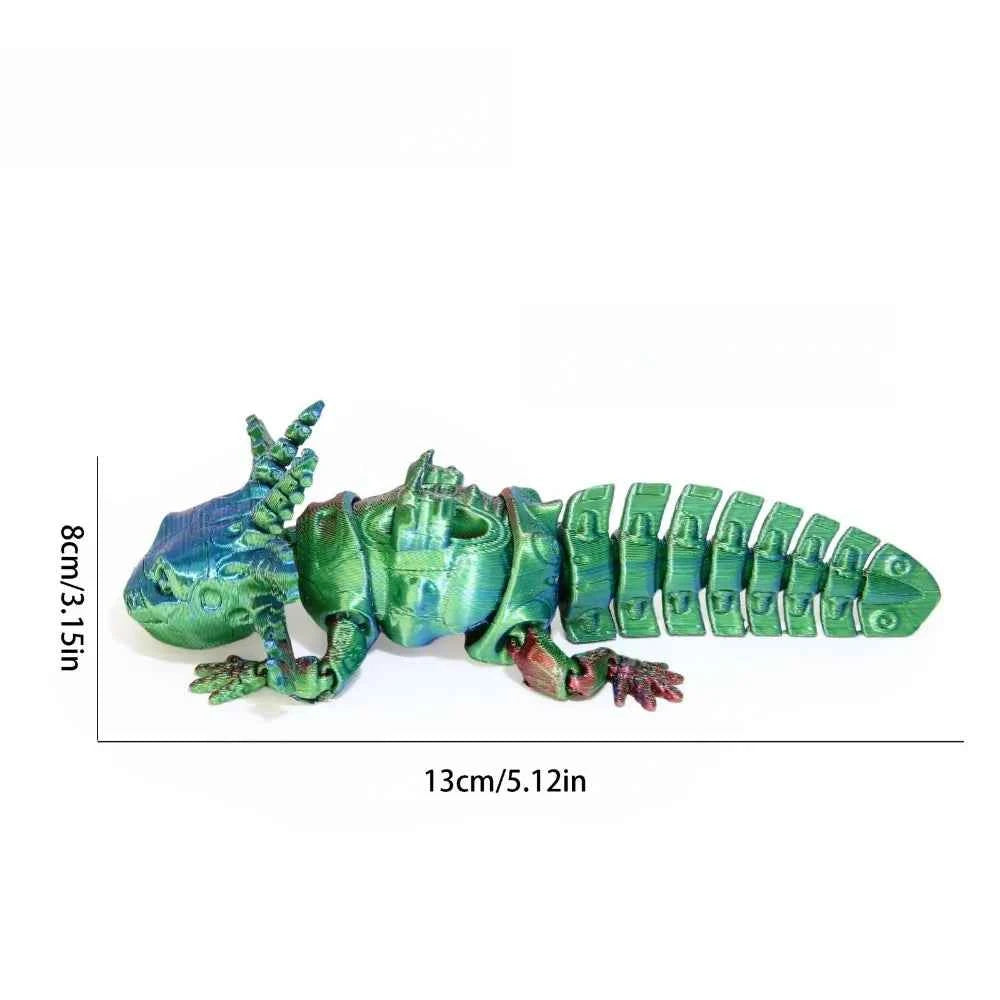 3D Animals Printed Articulated Axolotl - Pedlar's Attic