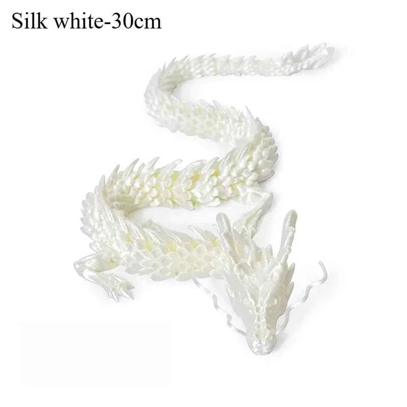 3D Printed Conjoined Dragon Ornaments Movable Cartoon Creative Dragon Plants rockery Fish Tank Landscaping Decoration 30cm - Pedlar's Attic