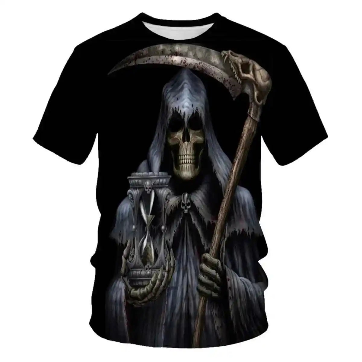 5 Styles Dark Street 3D T-shirt with Horror Skull Print - Pedlar's Attic