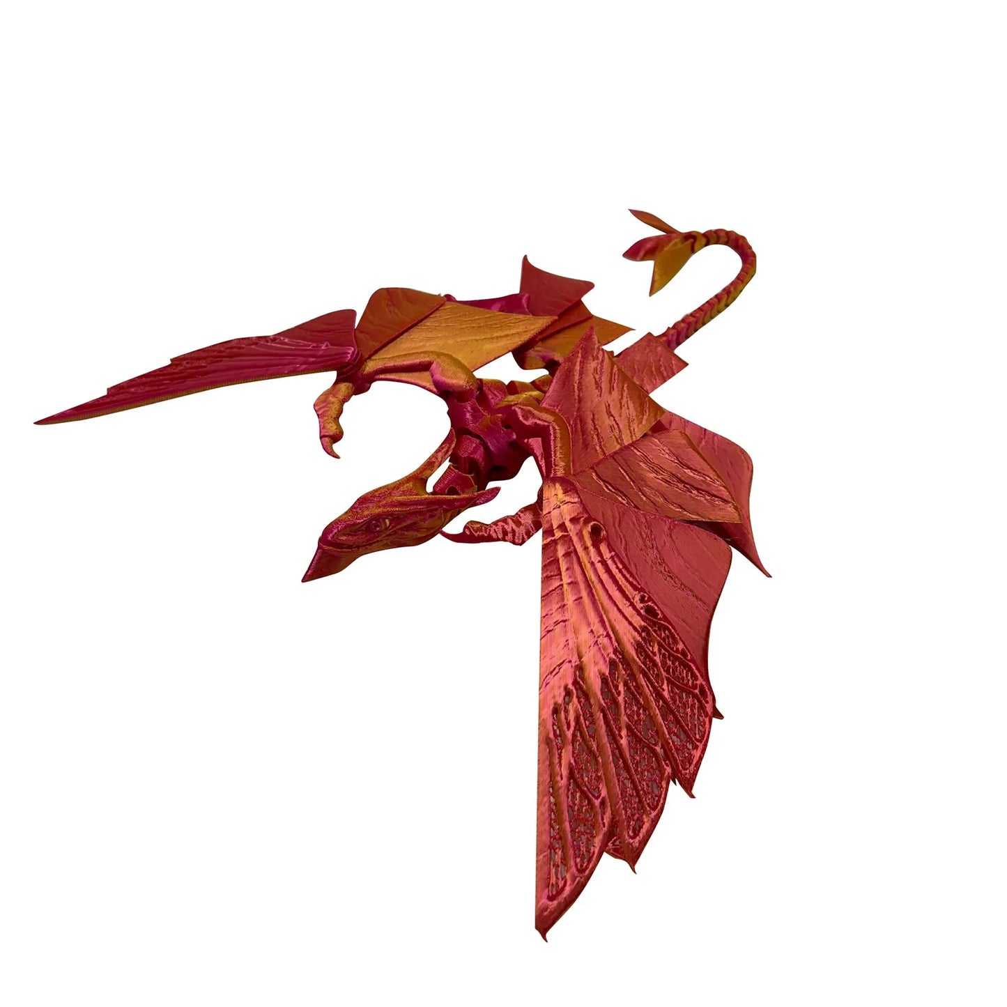 3d Printed Steam Technology Dinosaur Animal Toys Home Room Car Ornaments Joints Can Move Freely Steam Technology Flying Dragon