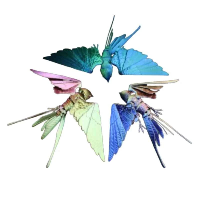 3D printed integrated swallow body joints, movable home decoration, creative toys worth collecting - Pedlar's Attic