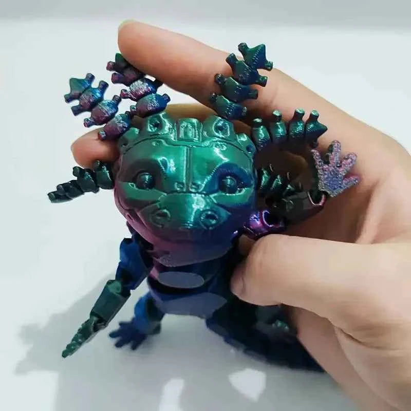 3D Animals Printed Articulated Axolotl - Pedlar's Attic